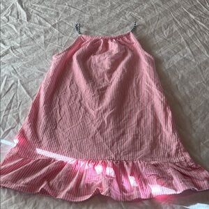Pink Striped Women's Skirt